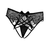 Maxbell Women Panties Cross Strap Bowknot Panties for Party Lingerie Night Nightclub