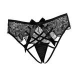 Maxbell Women Panties Cross Strap Bowknot Panties for Party Lingerie Night Nightclub