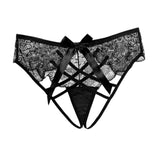 Maxbell Women Panties Cross Strap Bowknot Panties for Party Lingerie Night Nightclub