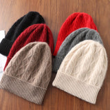 Maxbell Knit Beanie for Autumn Winter Stretch Ear Protection Wool Beanie