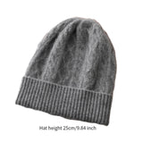 Maxbell Knit Beanie for Autumn Winter Stretch Ear Protection Wool Beanie