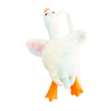 Maxbell Stuffed Duck Shoulder Bag Gift Zipper Girl Plush Bag for Street Party
