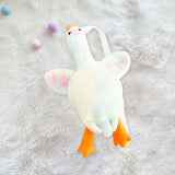 Maxbell Stuffed Duck Shoulder Bag Gift Zipper Girl Plush Bag for Street Party