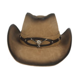 Maxbell Western Cowboy Hat Casual Fashion Big Brim Sun Hat for Hiking Autumn Fishing
