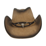 Maxbell Western Cowboy Hat Casual Fashion Big Brim Sun Hat for Hiking Autumn Fishing