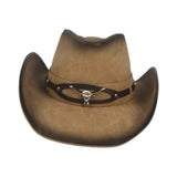 Maxbell Western Cowboy Hat Casual Fashion Big Brim Sun Hat for Hiking Autumn Fishing