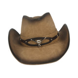 Maxbell Western Cowboy Hat Casual Fashion Big Brim Sun Hat for Hiking Autumn Fishing