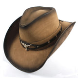 Maxbell Western Cowboy Hat Casual Fashion Big Brim Sun Hat for Hiking Autumn Fishing