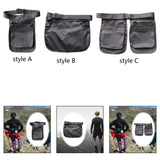 Maxbell Multi Pocket Waist Belt Apron Bag Fanny Pack for Woodworkers Hiking Gardener Style A