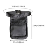 Maxbell Multi Pocket Waist Belt Apron Bag Fanny Pack for Woodworkers Hiking Gardener Style A