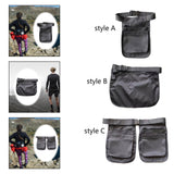 Maxbell Multi Pocket Waist Belt Apron Bag Fanny Pack for Woodworkers Hiking Gardener Style A