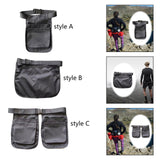 Maxbell Multi Pocket Waist Belt Apron Bag Fanny Pack for Woodworkers Hiking Gardener Style A