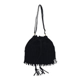 Maxbell Womens Shoulder Bag Large Women Fringe Hobo Bag for Holiday Travel Commuting Black