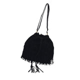 Maxbell Womens Shoulder Bag Large Women Fringe Hobo Bag for Holiday Travel Commuting Black
