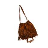 Maxbell Womens Shoulder Bag Large Women Fringe Hobo Bag for Holiday Travel Commuting Brown