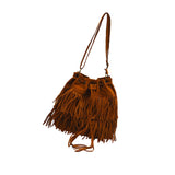 Maxbell Womens Shoulder Bag Large Women Fringe Hobo Bag for Holiday Travel Commuting Brown