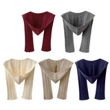 Maxbell Scarf with Hoodie Windproof Casual Winter Balaclava for Women Walking Female Beige