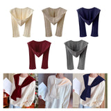 Maxbell Scarf with Hoodie Windproof Casual Winter Balaclava for Women Walking Female Beige