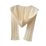 Maxbell Scarf with Hoodie Windproof Casual Winter Balaclava for Women Walking Female Beige