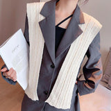 Maxbell Scarf with Hoodie Windproof Casual Winter Balaclava for Women Walking Female Beige