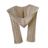 Maxbell Scarf with Hoodie Windproof Casual Winter Balaclava for Women Walking Female Khaki