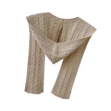 Maxbell Scarf with Hoodie Windproof Casual Winter Balaclava for Women Walking Female Khaki