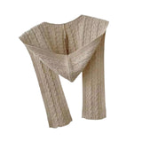 Maxbell Scarf with Hoodie Windproof Casual Winter Balaclava for Women Walking Female Khaki