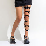 Maxbell Leg Wrap Hosiery Costume Accessories for Women for Halloween Concert Cosplay