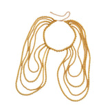 Maxbell Shoulder Body Chain Shoulder Chain Bikini Chain Fashion Adjustable Arm Chain Gold