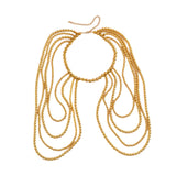 Maxbell Shoulder Body Chain Shoulder Chain Bikini Chain Fashion Adjustable Arm Chain Gold