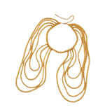 Maxbell Shoulder Body Chain Shoulder Chain Bikini Chain Fashion Adjustable Arm Chain Gold