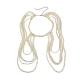Maxbell Shoulder Body Chain Shoulder Chain Bikini Chain Fashion Adjustable Arm Chain White