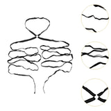 Maxbell Leg Wrap Leg Loop Leg Chain Multilayer Elastic for Dancing Cosplay Halloween Style A
