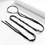 Maxbell Leg Wrap Leg Loop Leg Chain Multilayer Elastic for Dancing Cosplay Halloween Style A