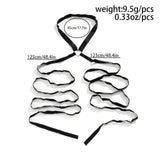 Maxbell Leg Wrap Leg Loop Leg Chain Multilayer Elastic for Dancing Cosplay Halloween Style B