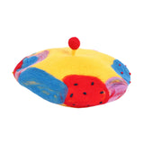 Maxbell Girls Beret Hat Comfortable Fashion Painter Hat for Cosplay Holiday Birthday