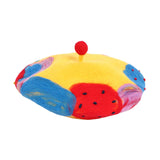 Maxbell Girls Beret Hat Comfortable Fashion Painter Hat for Cosplay Holiday Birthday
