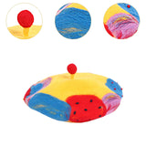 Maxbell Girls Beret Hat Comfortable Fashion Painter Hat for Cosplay Holiday Birthday