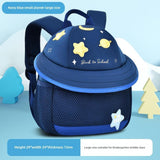 Maxbell Cute Mushroom Backpack for Kids Travel Bag Fashion Funny Schoolbag 3-6 Years Navy Planet L