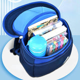 Maxbell Cute Mushroom Backpack for Kids Travel Bag Fashion Funny Schoolbag 3-6 Years Navy Planet L