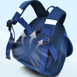 Maxbell Cute Mushroom Backpack for Kids Travel Bag Fashion Funny Schoolbag 3-6 Years Navy Planet L