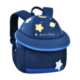 Maxbell Cute Mushroom Backpack for Kids Travel Bag Fashion Funny Schoolbag 3-6 Years Navy Planet L