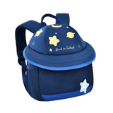 Maxbell Cute Mushroom Backpack for Kids Travel Bag Fashion Funny Schoolbag 3-6 Years Navy Planet L
