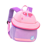 Maxbell Cute Mushroom Backpack for Kids Travel Bag Fashion Funny Schoolbag 3-6 Years Purple Butterfly S