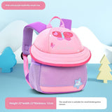 Maxbell Cute Mushroom Backpack for Kids Travel Bag Fashion Funny Schoolbag 3-6 Years Purple Butterfly S