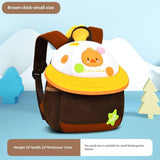 Maxbell Cute Mushroom Backpack for Kids Travel Bag Fashion Funny Schoolbag 3-6 Years Brown Chick S