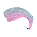 Maxbell Belly Dance Poi Ball and Scarf Set Portable for Halloween Events Fancy Dress Light Blue Purple