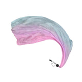 Maxbell Belly Dance Poi Ball and Scarf Set Portable for Halloween Events Fancy Dress Light Blue Purple