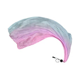 Maxbell Belly Dance Poi Ball and Scarf Set Portable for Halloween Events Fancy Dress Light Blue Purple