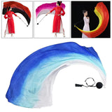 Maxbell Belly Dance Poi Ball and Scarf Set Portable for Halloween Events Fancy Dress White Blue Dark Blue